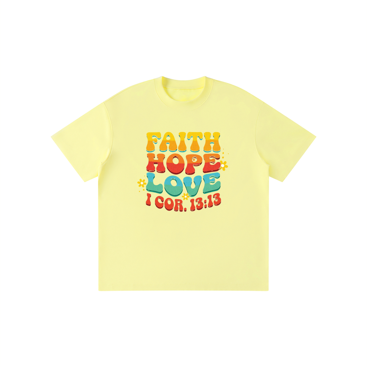 Faith, Hope, Love - Kid’s Solid Crewneck T-Shirt