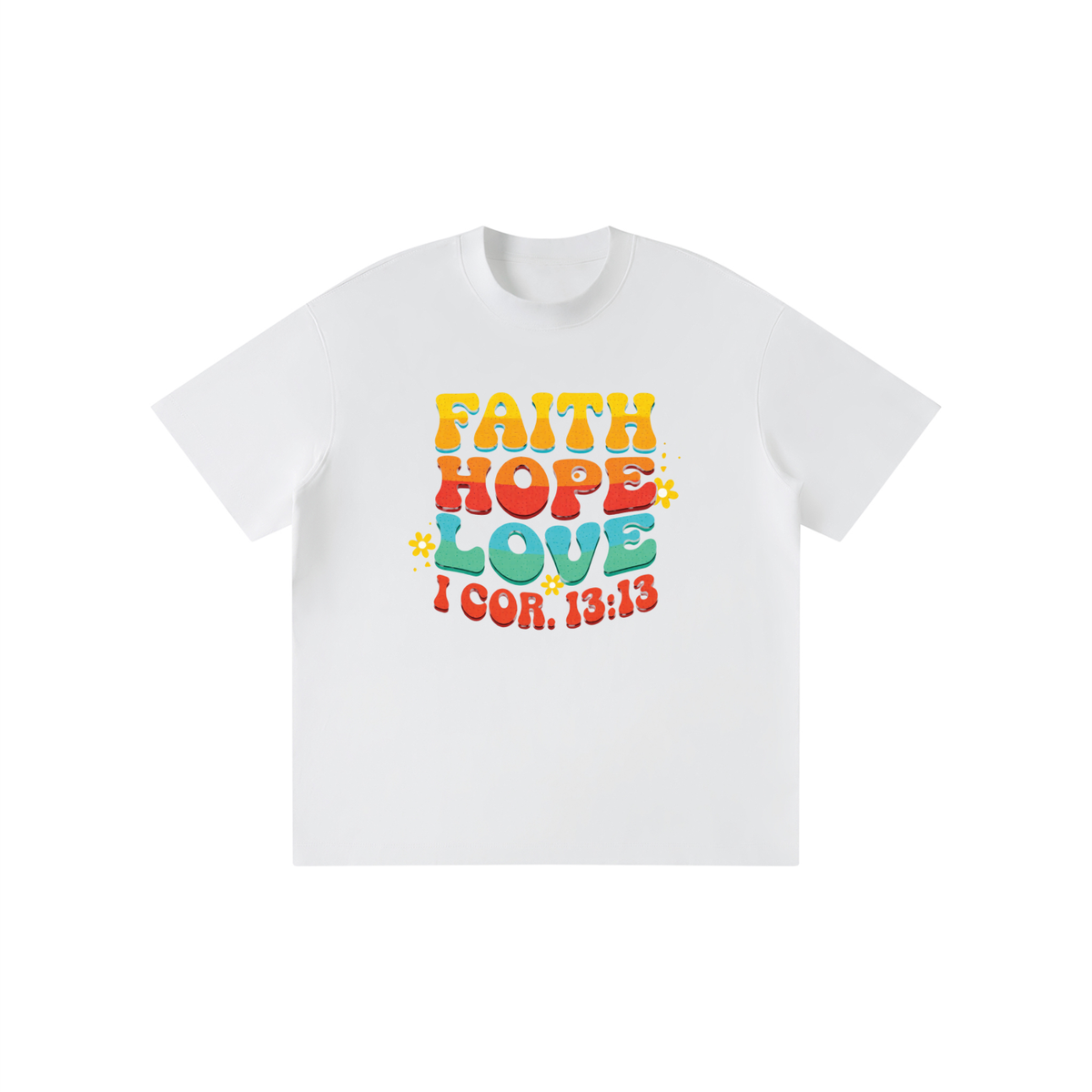 Faith, Hope, Love - Kid’s Solid Crewneck T-Shirt