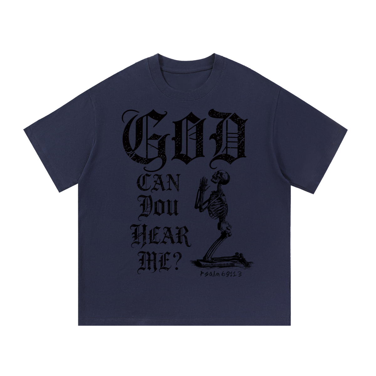 GOD CAN YOU HEAR ME? - Essential Cotton T-Shirt