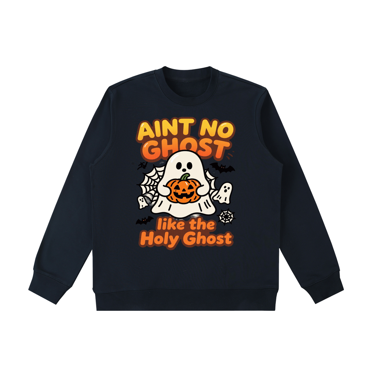 "HOLY GHOST HALLOWEEN" - Essential Heavyweight Crewneck  Sweatshirt