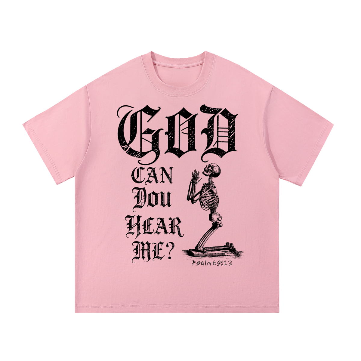 GOD CAN YOU HEAR ME? - Essential Cotton T-Shirt
