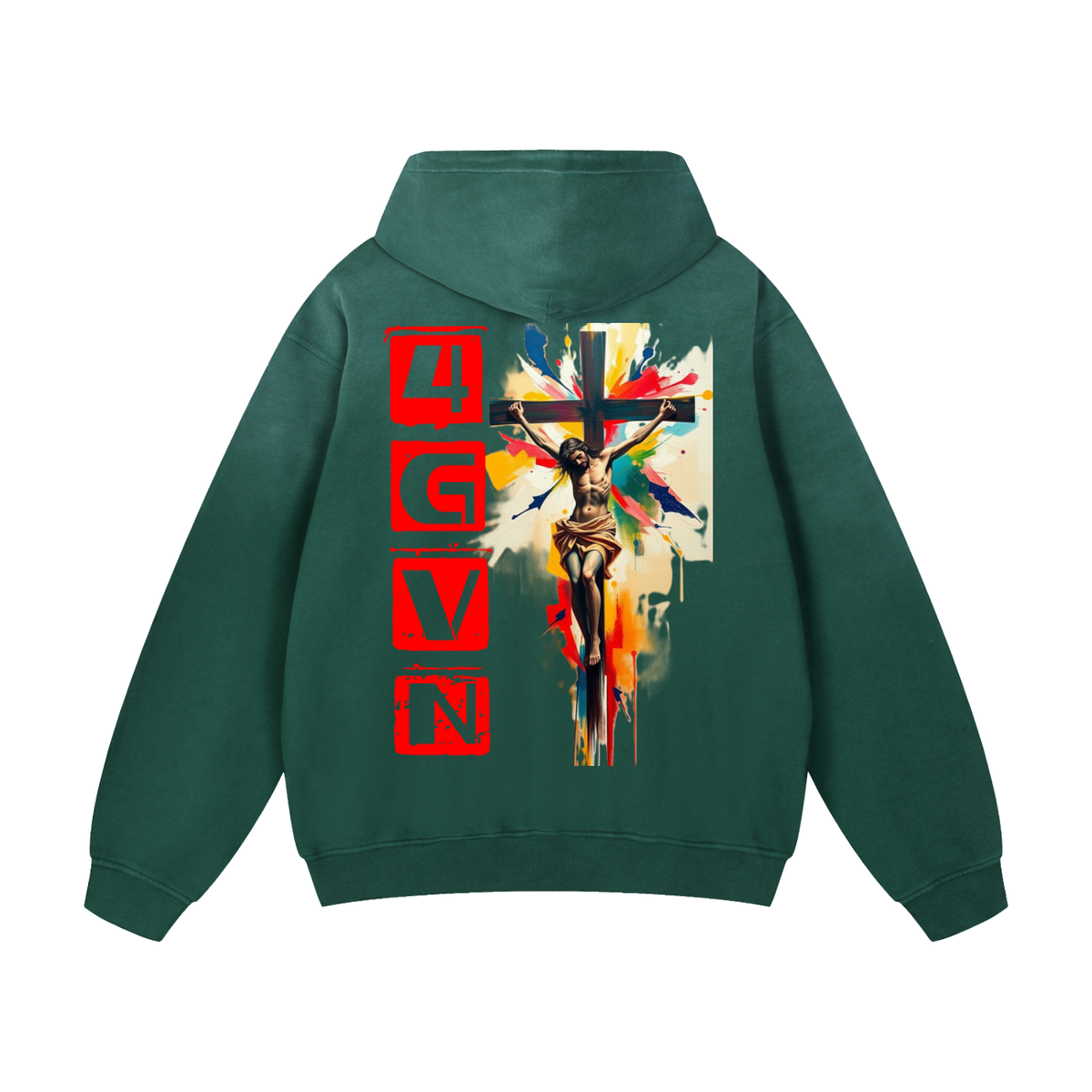4GVN - Heavyweight Sunfade Oversized Hoodie