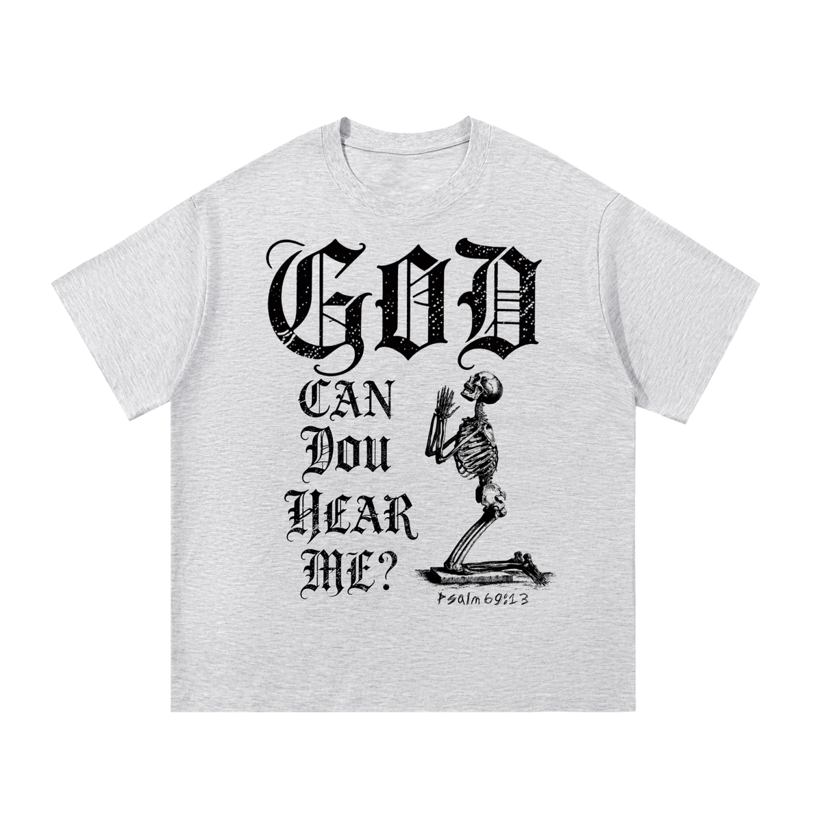 GOD CAN YOU HEAR ME? - Essential Cotton T-Shirt