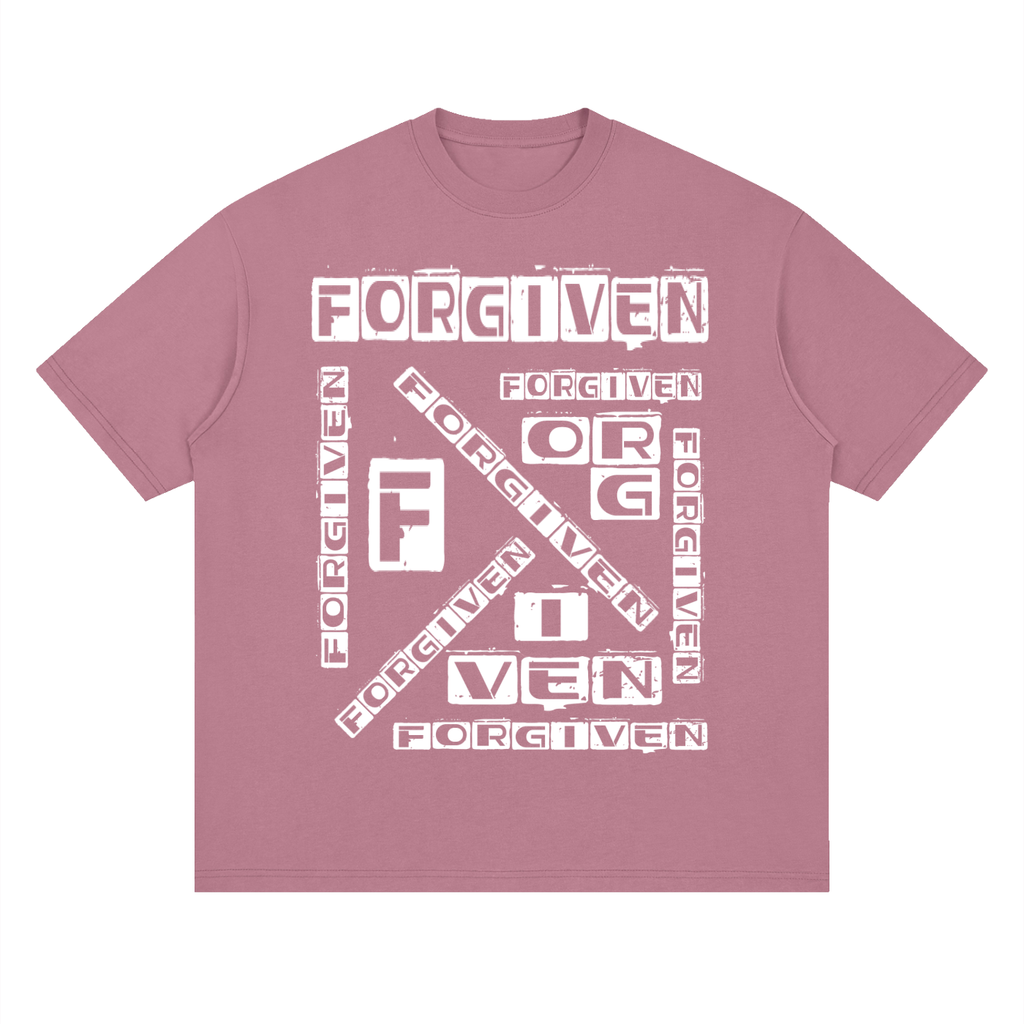 "FORGIVEN" - Streetwear Loose Drop Shoulder T-Shirt
