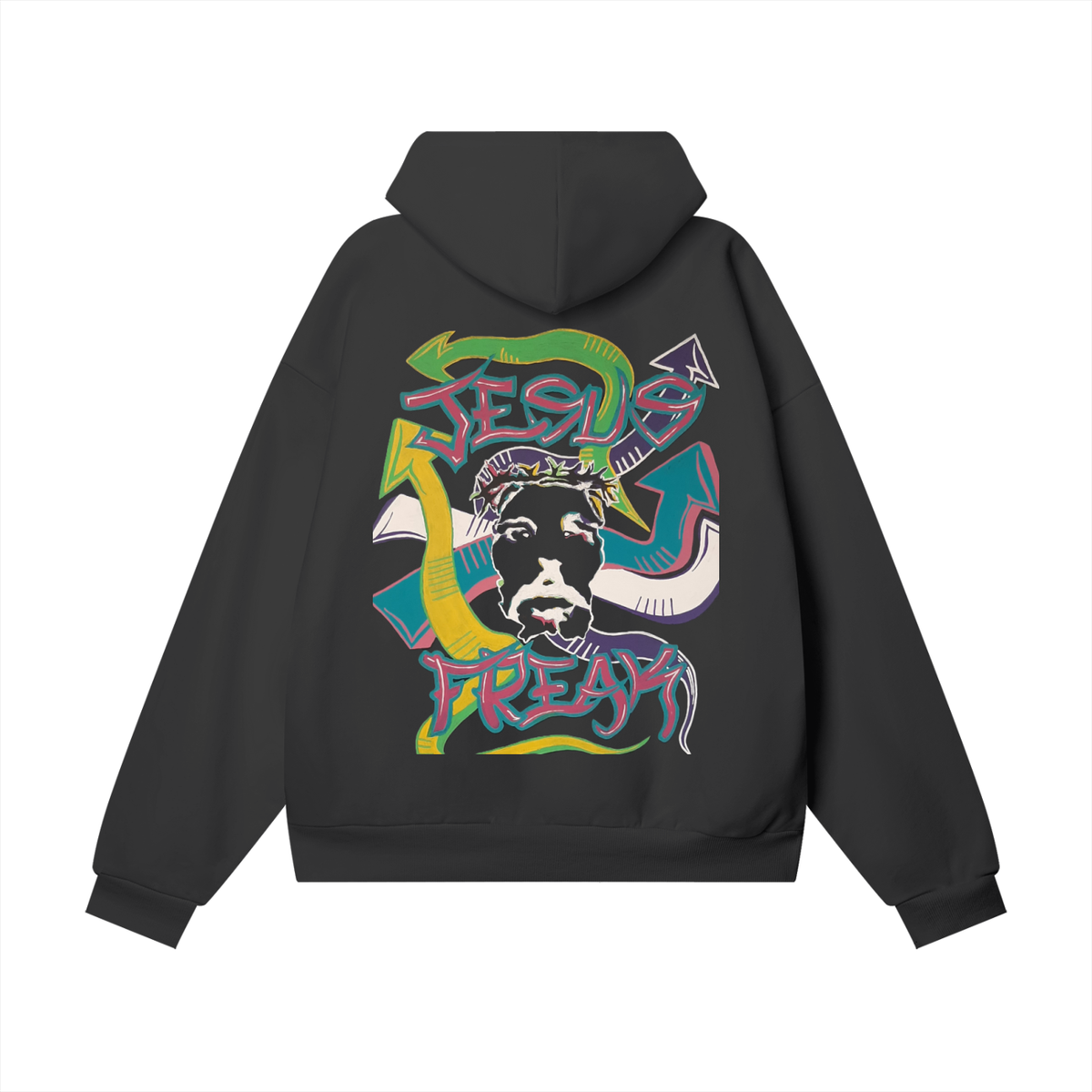 JESUS FREAK - Heavyweight Hidden Pocket Fleece Hoodie