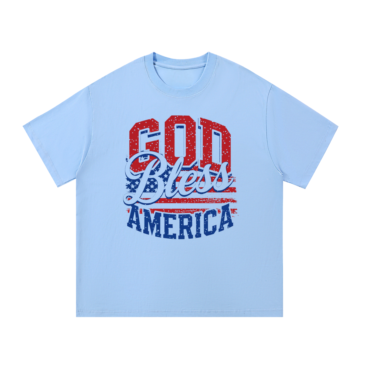 GOD BLESS AMERICA - Essential Cotton T-Shirt
