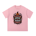 "Pumpkin Spice And Jesus Christ" - Essential Cotton T-Shirt