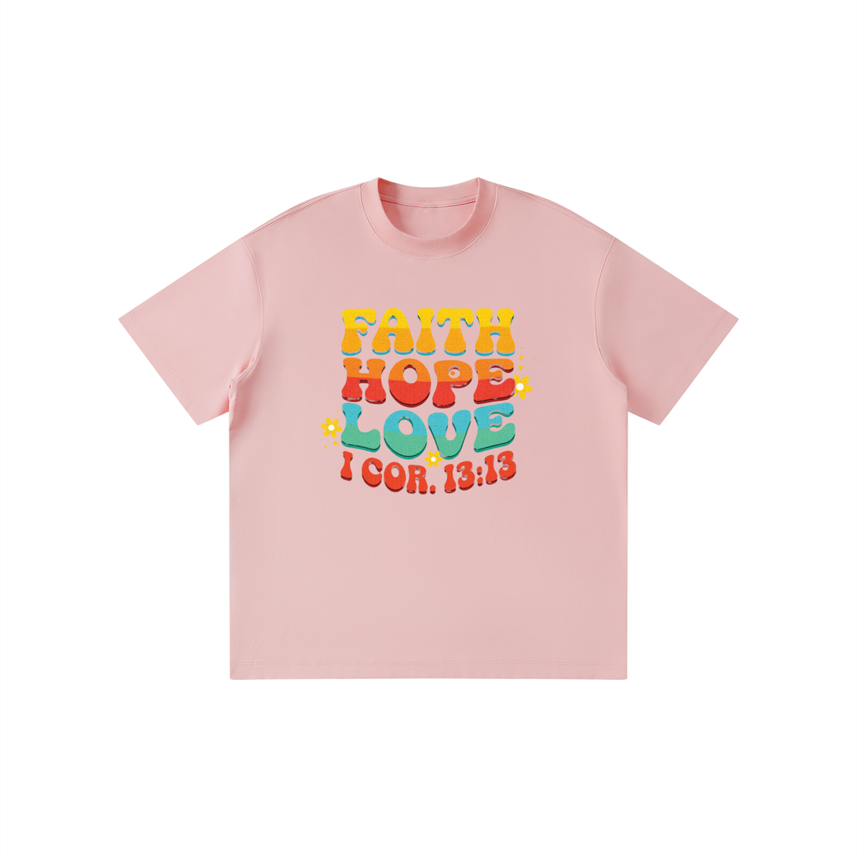 Faith, Hope, Love - Kid’s Solid Crewneck T-Shirt