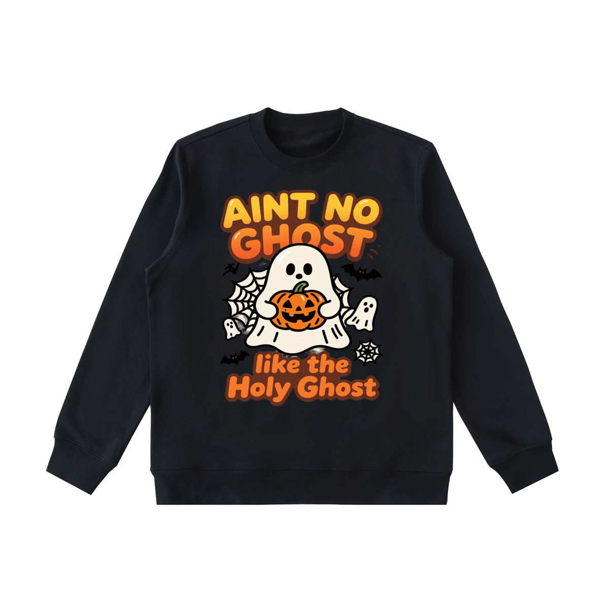 "HOLY GHOST HALLOWEEN" - Essential Heavyweight Crewneck  Sweatshirt