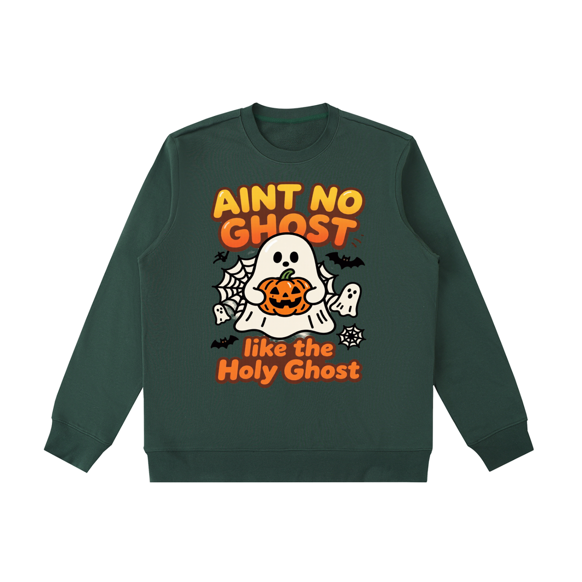 "HOLY GHOST HALLOWEEN" - Essential Heavyweight Crewneck  Sweatshirt