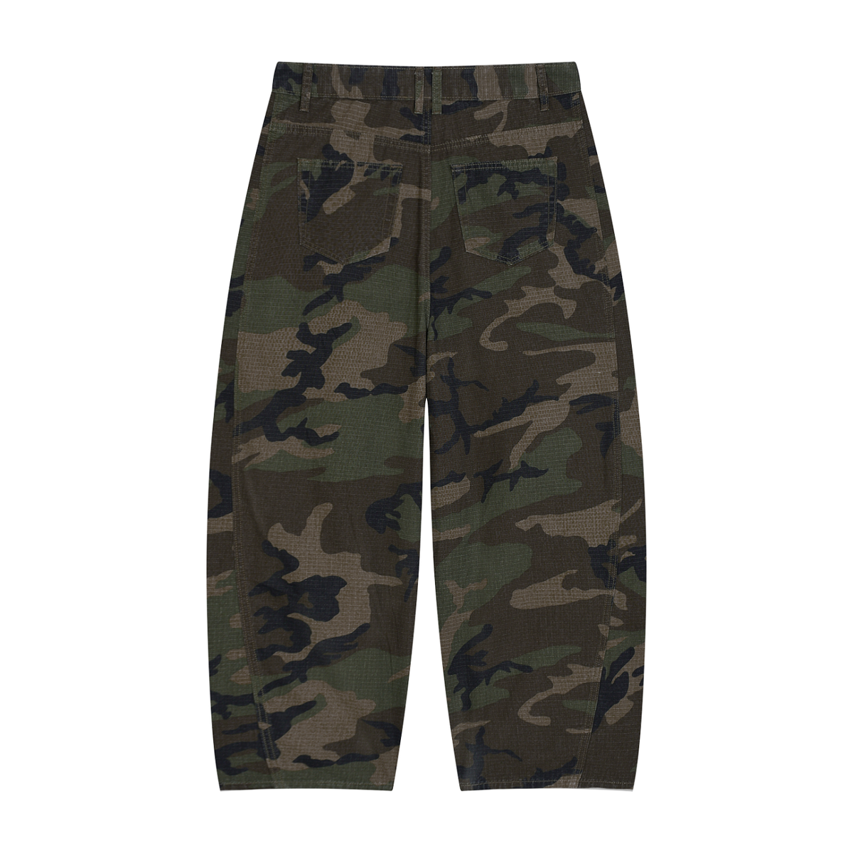 "GODS ARMY" - Men’s Camo Barrel Leg Cargo Pants
