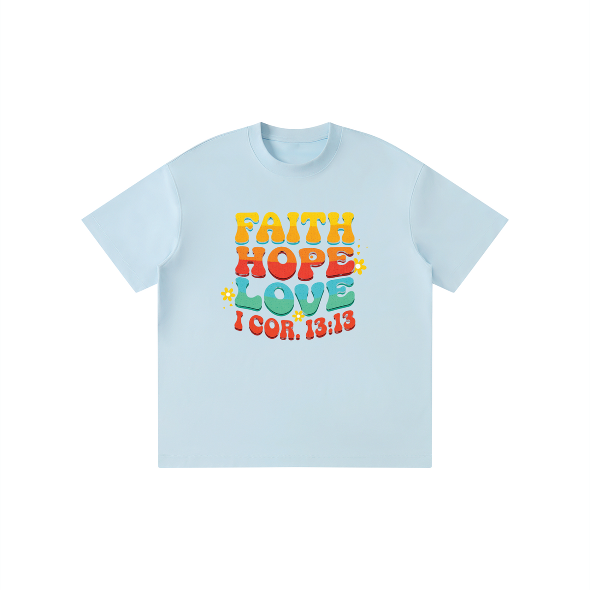 Faith, Hope, Love - Kid’s Solid Crewneck T-Shirt