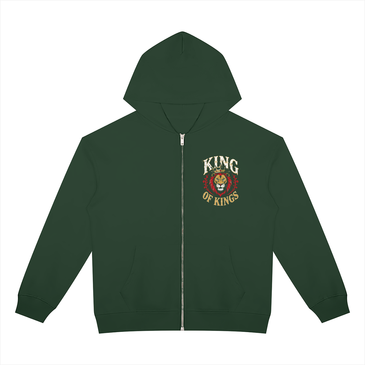 King of Kings - Unisex Heavyweight Full Zip Hoodie
