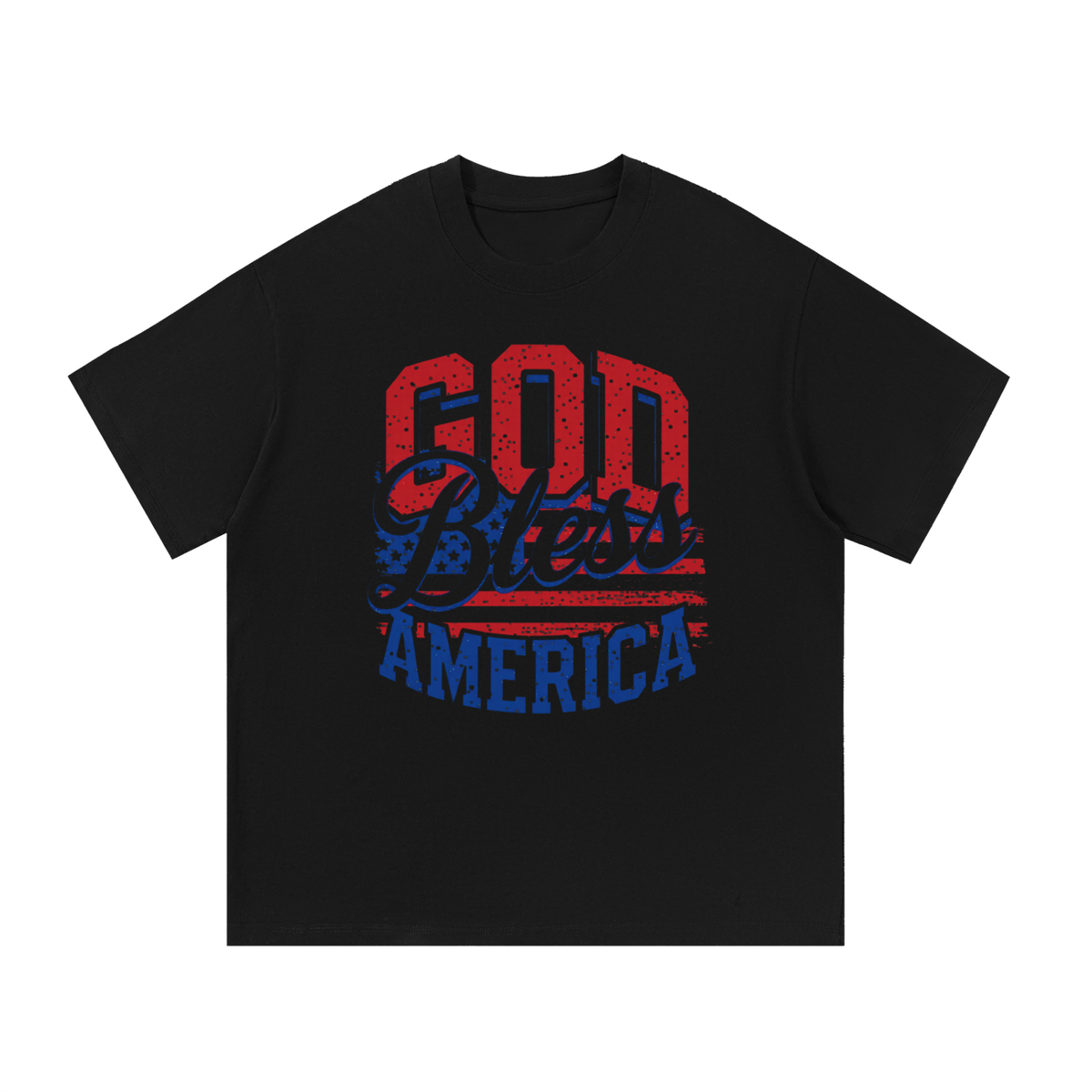 GOD BLESS AMERICA - Essential Cotton T-Shirt