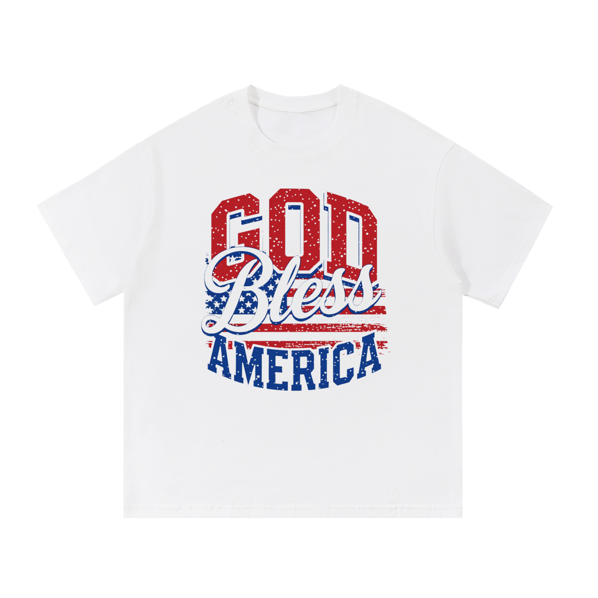 GOD BLESS AMERICA - Essential Cotton T-Shirt