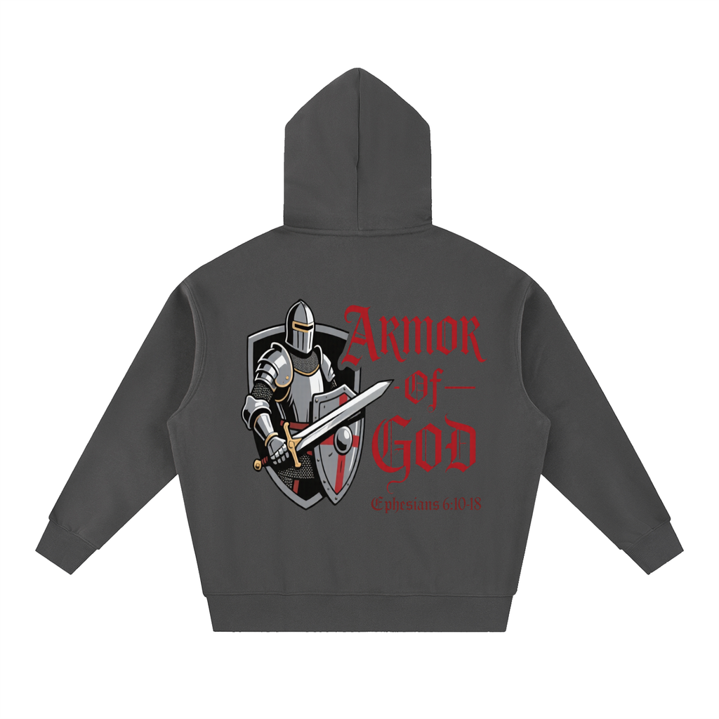 ARMOR OF GOD - Essential Oversized Boxy Fit Fleece Hoodie