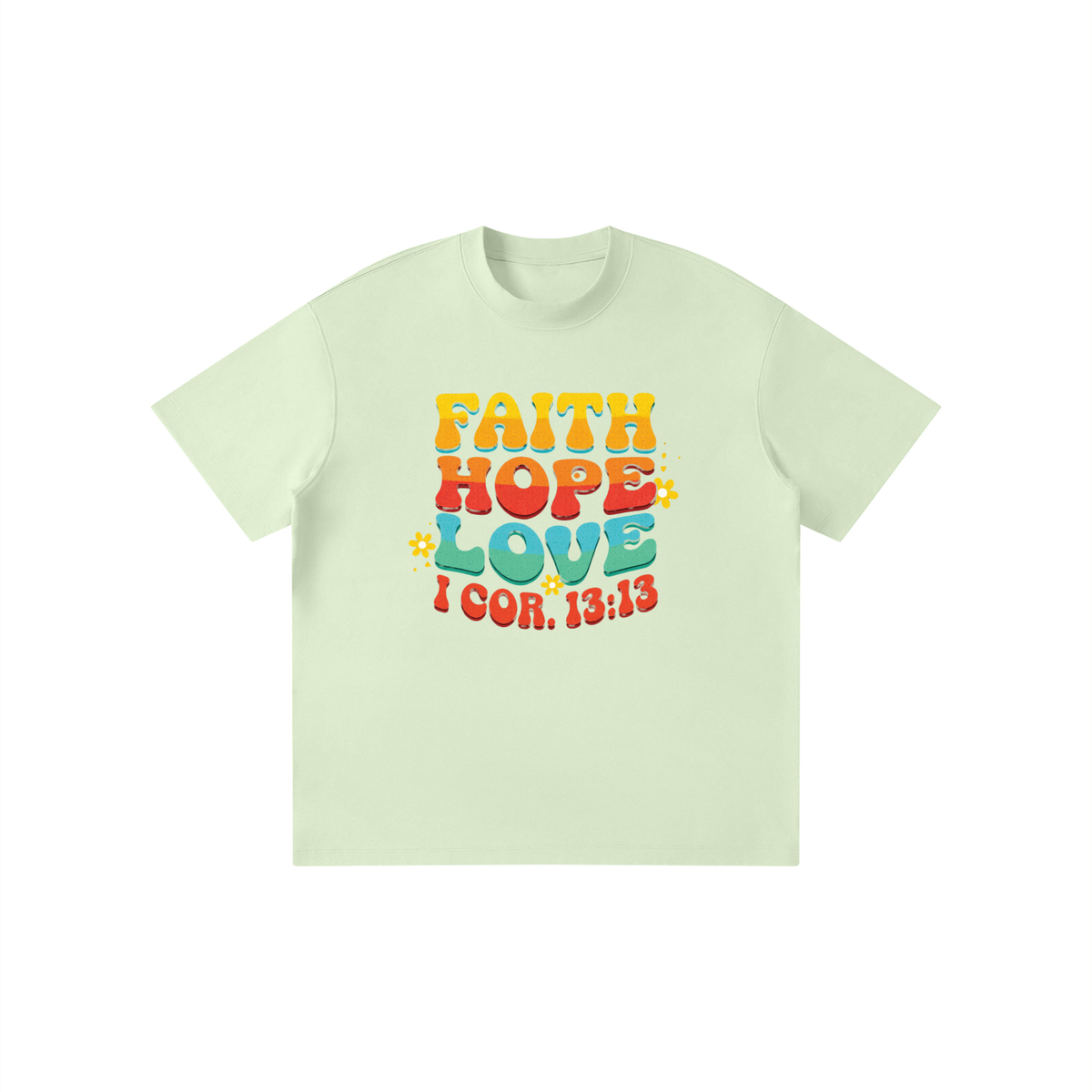 Faith, Hope, Love - Kid’s Solid Crewneck T-Shirt