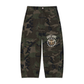 "GODS ARMY" - Men’s Camo Barrel Leg Cargo Pants