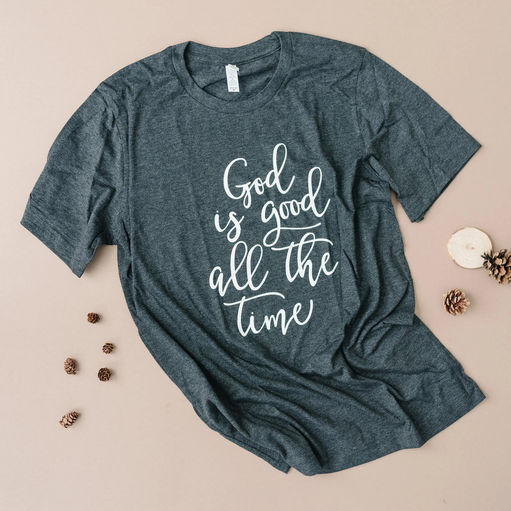 Christian Women's T-Shirt - God Is Good Shirt | Soft Cotton Tee, Inspirational Faith Apparel
