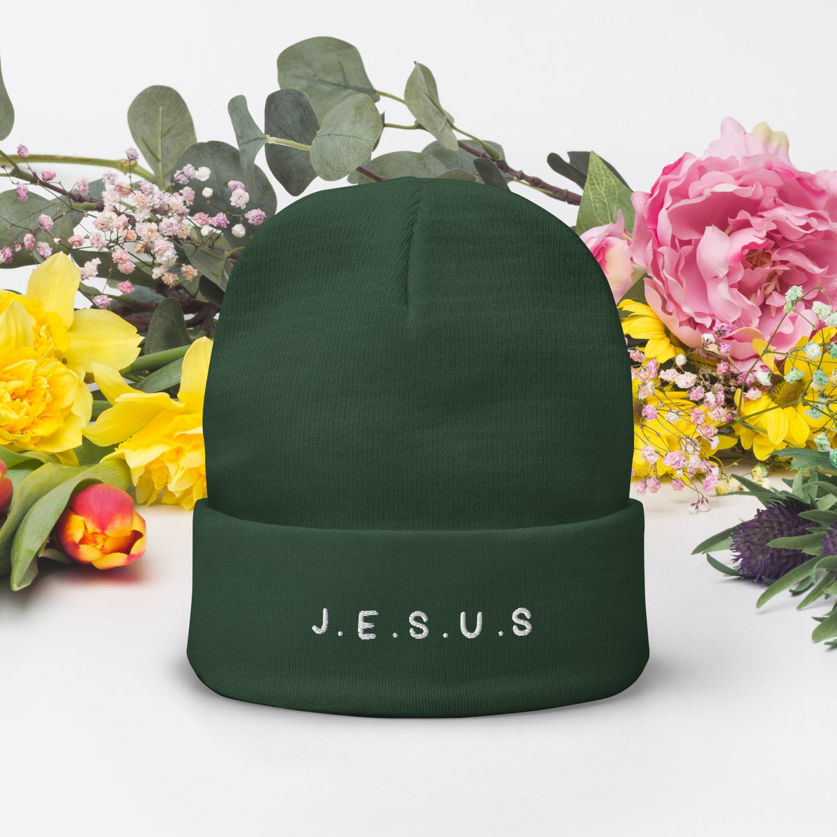 Jesus Embroidered Beanie