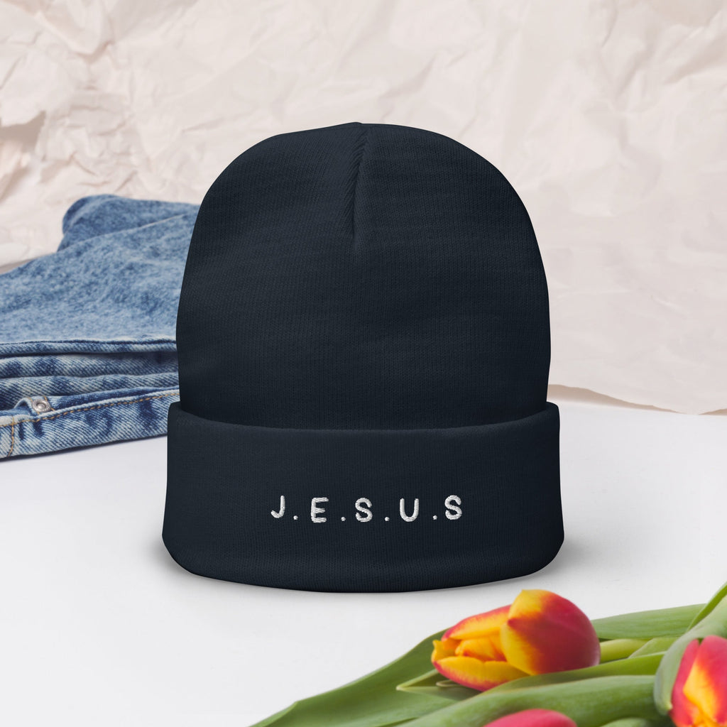 Jesus Embroidered Beanie
