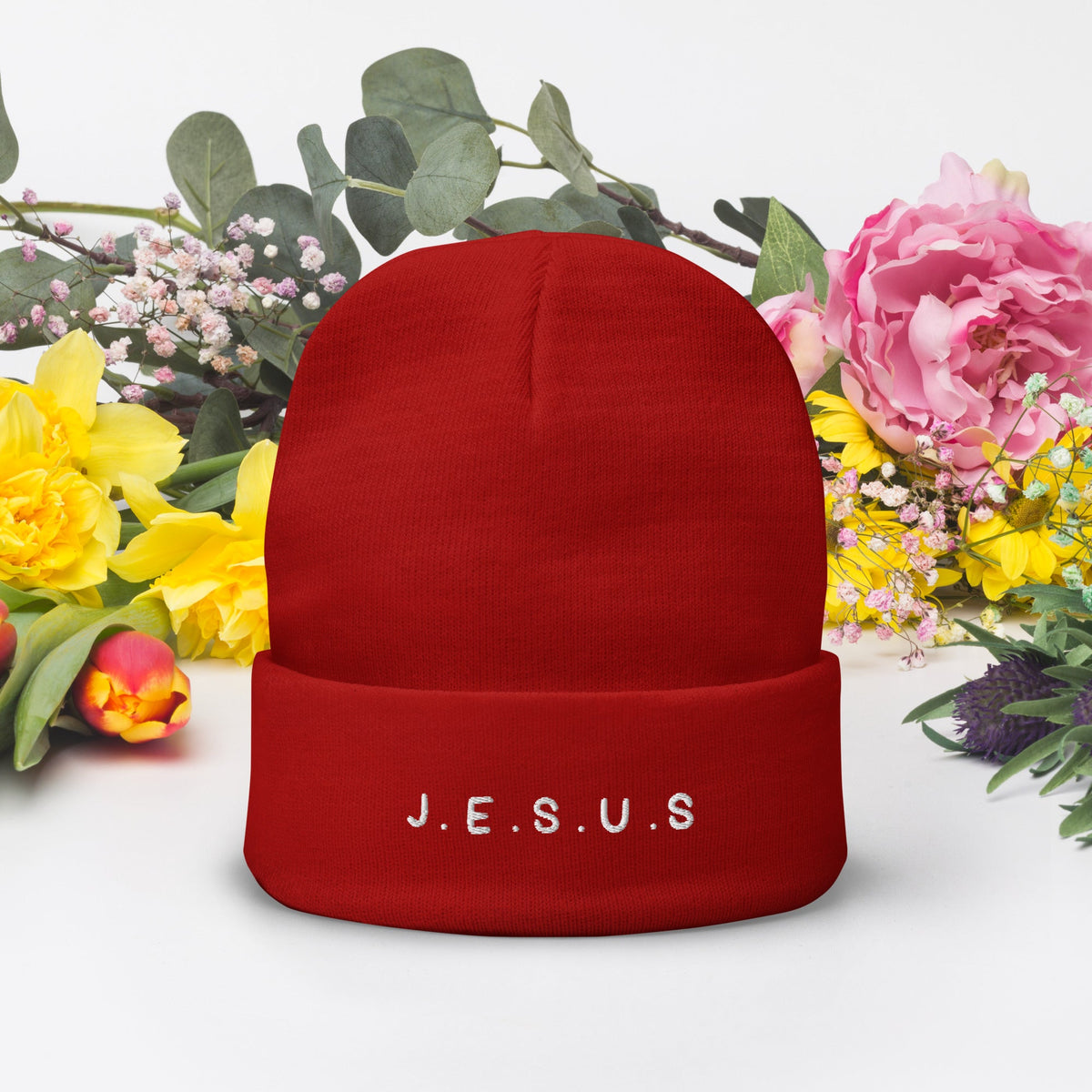 Jesus Embroidered Beanie